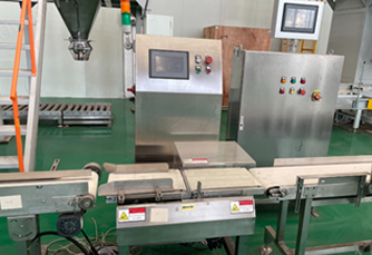  檢測涂料重量不達標自動剔除客戶使用現場